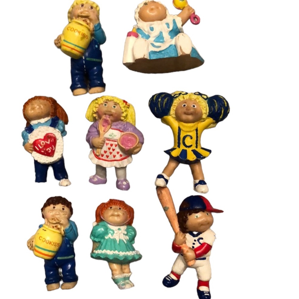 1984 Peyo Cabbage Patch figures lot (8)